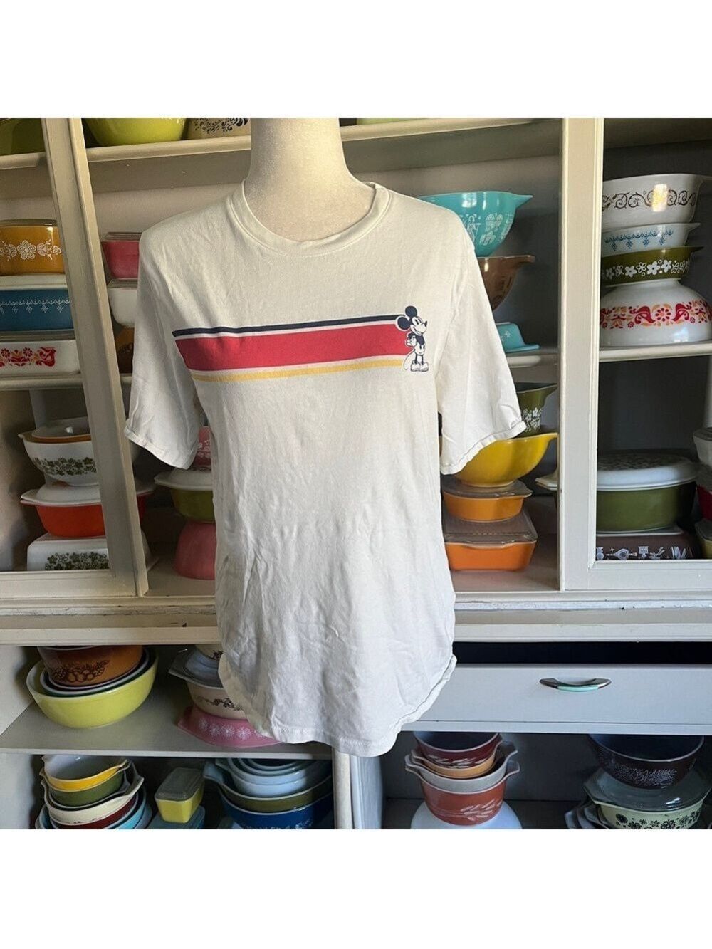 Junk Food Mickey Mouse Vintage Single Stitch T-Shirt - Size Small